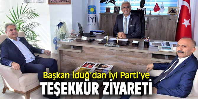 İyi Parti Bornova'ya Başkan İduğ'dan ziyaret!
