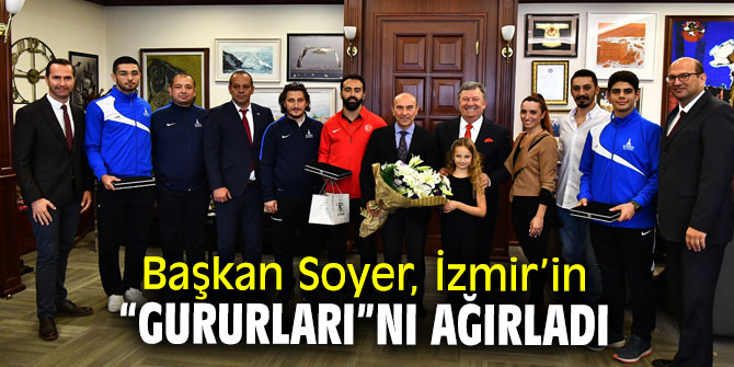 İzmirli sporculardan Başkan Soyer'e ziyaret!