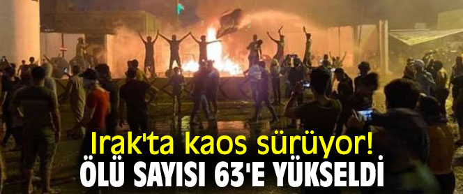 Irak'ta protesto gösterilerinde ölü sayısı artıyor!
