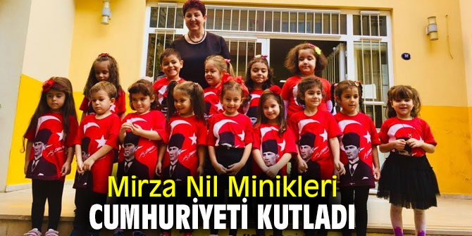 Minik öğrenciler Cumhuriyet Bayramı'nı kutladı!