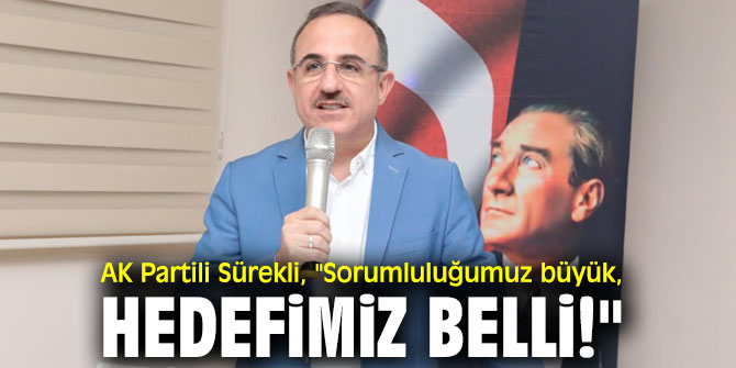 AK Partili Sürekli'den Cumhuriyet Bayramı mesajı!