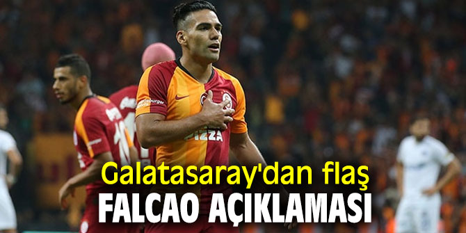 Galatasaray'dan flaş Falcao açıklaması