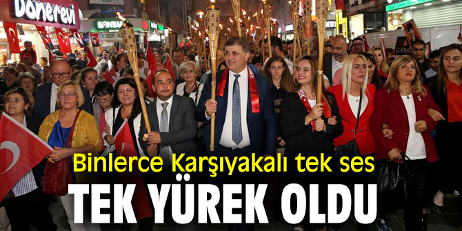 Karşıyaka'da 29 Ekim Cumhuriyet Bayramı coşkuyla kutlandı