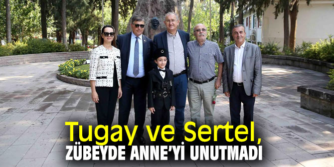 Başkan Tugay ve  CHP'li Sertel, Zübeyde Hanım’ın huzuruna çıktı!