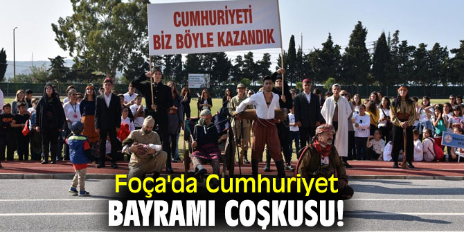 Foça'da Cumhuriyet Bayramı coşkusu!