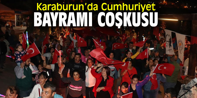 Cumhuriyet Bayramı Karaburun’da büyük bir coşkuyla kutlandı