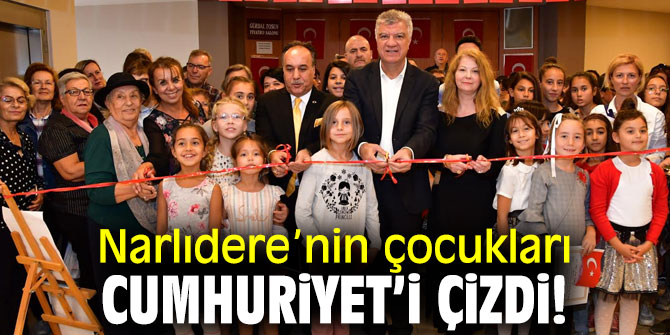 Cumhuriyet Bayramı’nın 96. yılını resim sergisi açıldı