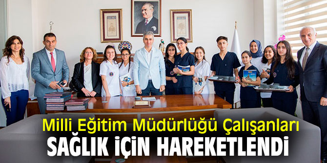 Milli Eğitim Müdürlüğü Çalışanları Sağlık için Hareketlendi