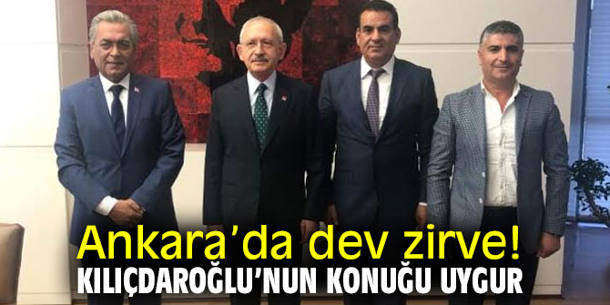 Başkan Uygur, Kemal Kılıçdaroğlu ile buluştu