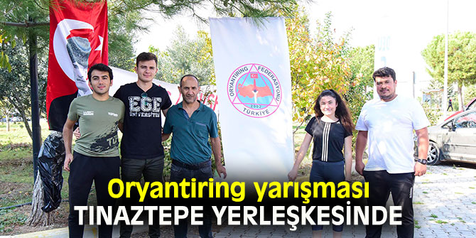 Oryantiring yarışması Tınaztepe Yerleşkesinde
