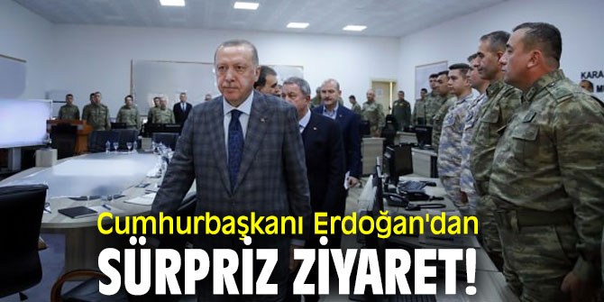 Cumhurbaşkanı Erdoğan'dan sürpriz ziyaret!