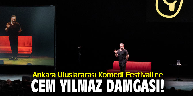 Ankara Uluslararası Komedi Festivali'nde Cem Yılmaz damgası!