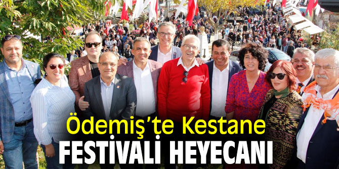Ödemiş, Kestane Festivali’ne ev sahipliği yaptı