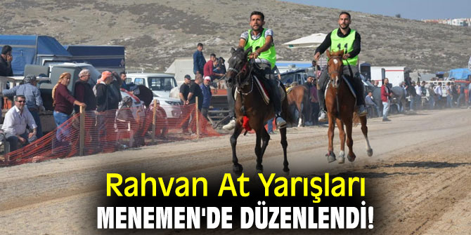 Rahvan At Yarışları Menemen'de düzenlendi!