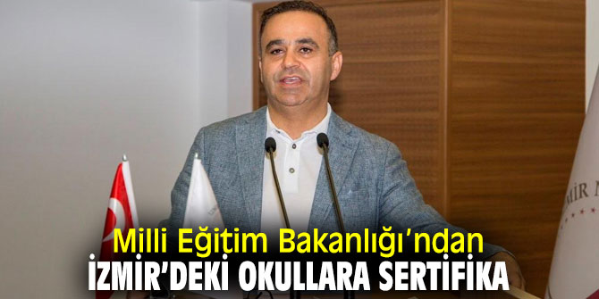 Milli Eğitim Bakanlığı'ndan sertifika