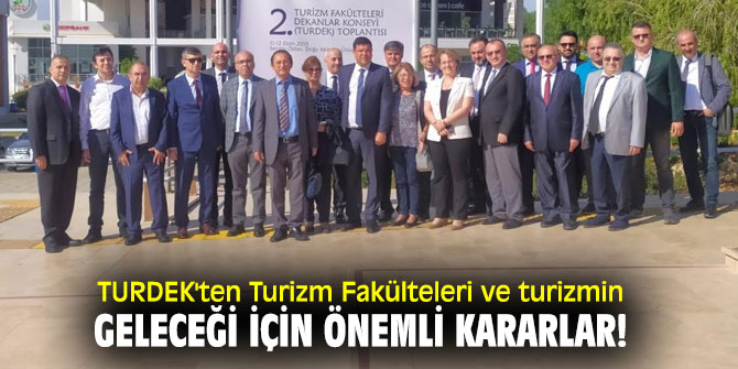 TURDEK'ten önemli karar!