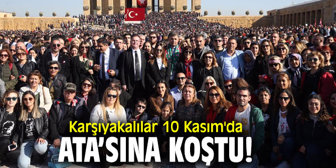 Yüzlerce Karşıyakalı, Anıtkabir’e gitti!