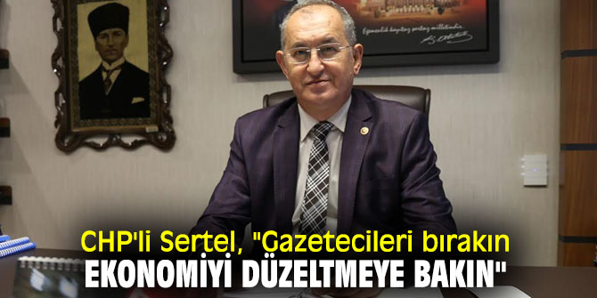 CHP'li Sertel'den gazeteciler için soru önergesi