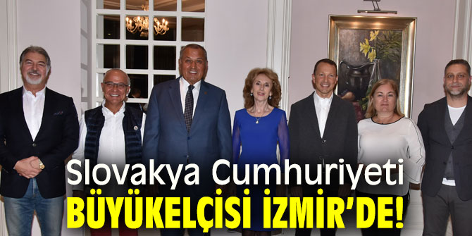 Ankara Büyükelçisi Anna Turenicova'dan İzmir'e ziyaret. 