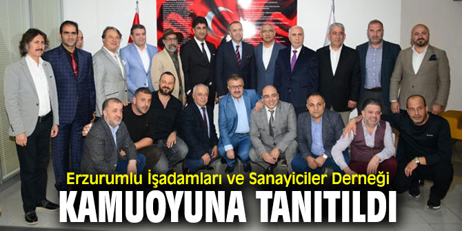 ERİSAD, kamuoyuna tanıtıldı