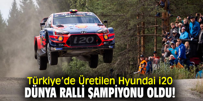 Hyundai i20 Dünya Ralli Şampiyonu Oldu!