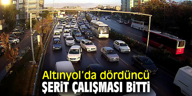 Altınyol’da yapılan yol çalışmaları sona erdi