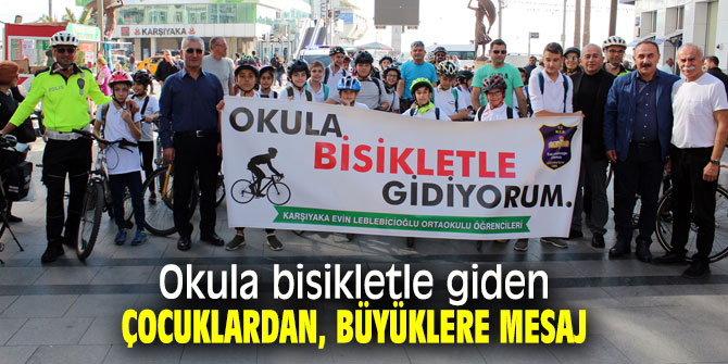 Çocuklardan anlamlı mesaj: Benzin yakmayın, yağ yakın! 