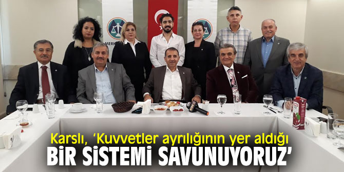 Merkez Parti lideri Karslı, açıklamalarda bulundu