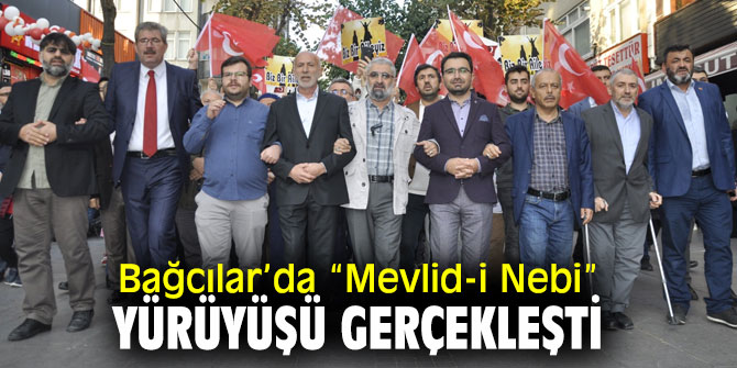Mevlid-i Nebi yürüyüşü düzenlendi