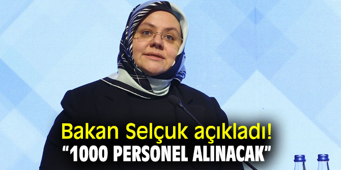 Bakan Selçuk'tan flaş personel açıklaması