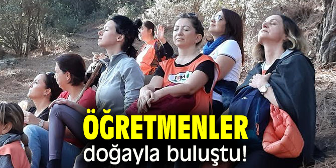 "Toprağa Saygı Yürüyüşü" için Balçova terapi ormanı