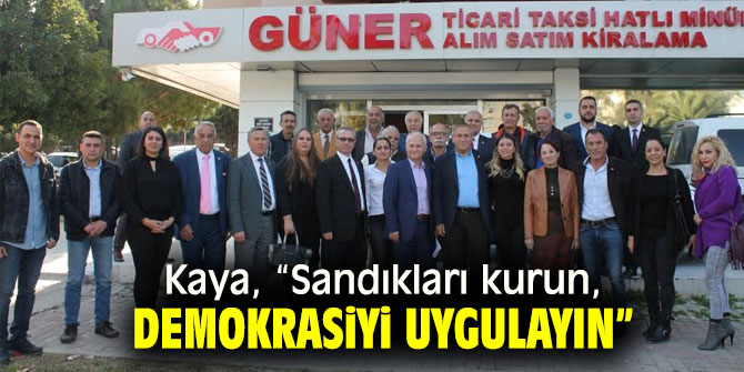 Yıldırım Kaya'dan demokrasi çağrısı!