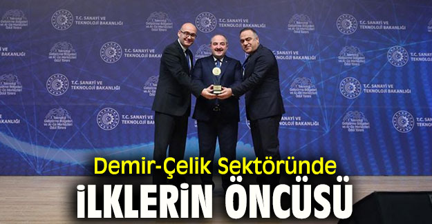 Demir-Çelik sektöründe ödüle layık görüldü
