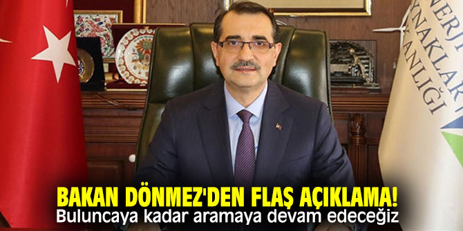 Bakan Dönmez'den flaş açıklama!