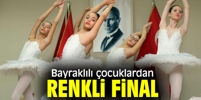 Bayraklı'nın çocuklarından renkli final!