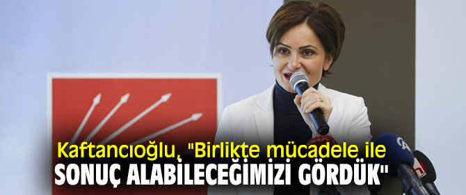 CHP'li Kaftancıoğlu, açıklamalarda bulundu
