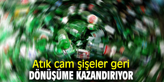 Bergama Belediyesi'den atık cam şişe hamlesi