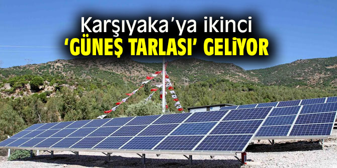 Karşıyaka’ya 1 milyon 800 bin liralık elektrik üretecek 