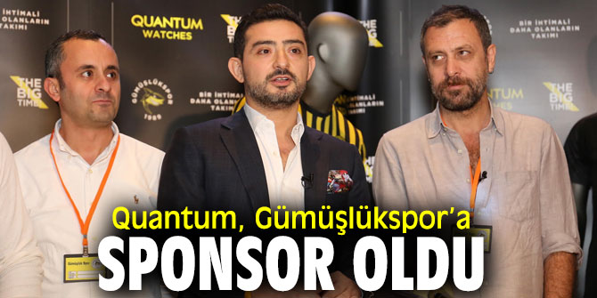 Gümüşlükspor ile Quantum arasında sponsorluk anlaşması!