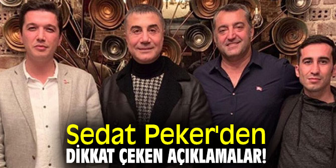 Sedat Peker'den dikkat çeken açıklamalar!