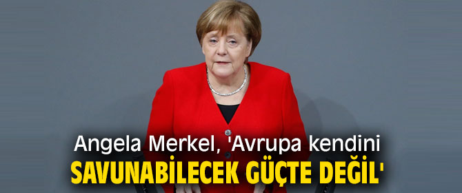 Angela Merkel'den NATO açıklaması