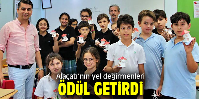 Alaçatı’nın geri dönüşüm yel değirmenleri 