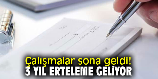 Karşılıksız çeklerle ilgili flaş gelişme