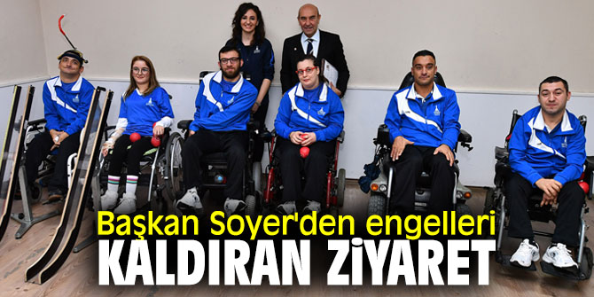 Başkan Soyer'den Türkiye Sakatlar Derneği İzmir Şubesi’ne ziyaret
