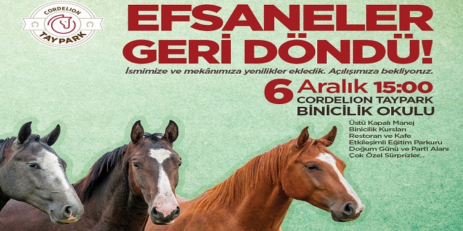 Cordelion Taypark yenilenen yüzüyle kapılarını açıyor