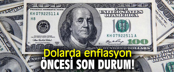 Dolarda enflasyon öncesi son durum! İşte son rakamlar...