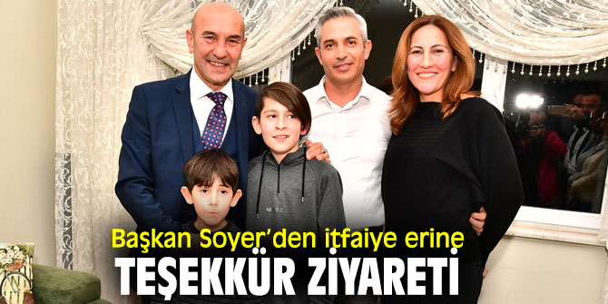 Başkan Soyer, Mehmet Çağlar’ı evinde ziyaret etti