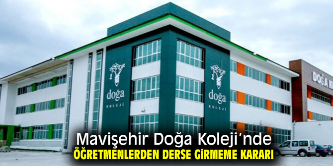 Mavişehir Doğa Koleji Öğretmenleri eylem hazırlığında!