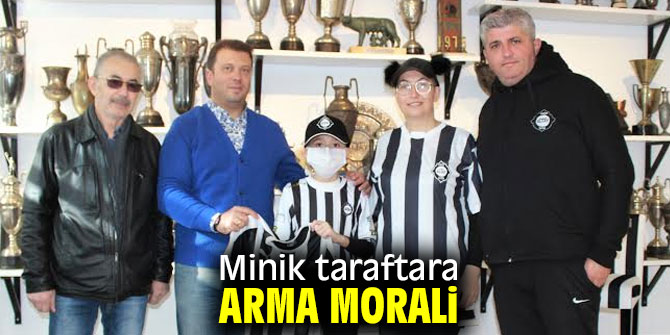 Minik taraftara armalı moral desteği!