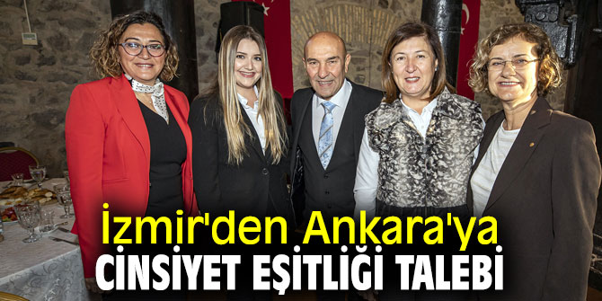 Başkan Soyer'den cinsiyet eşitliğine destek!